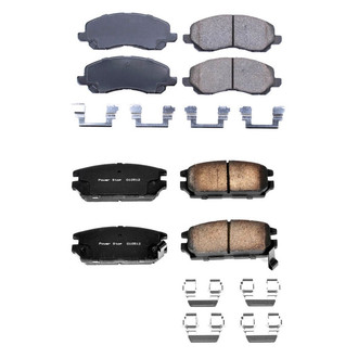 PowerStop® - Z17 Evolution Plus™ Ceramic Front and Rear Disc Brake Pad Set