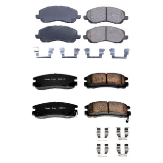 PowerStop® - Z17 Evolution Plus™ Ceramic Front and Rear Disc Brake Pad Set