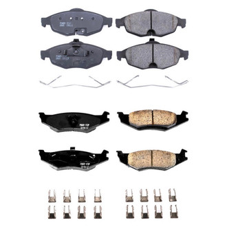 PowerStop® - Z17 Evolution Plus™ Ceramic Front and Rear Disc Brake Pad Set