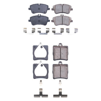 PowerStop® - Z17 Evolution Plus™ Ceramic Front and Rear Disc Brake Pad Set