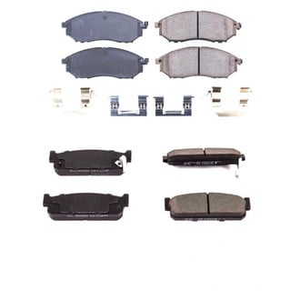 PowerStop® - Z17 Evolution Plus™ Ceramic Front and Rear Disc Brake Pad Set
