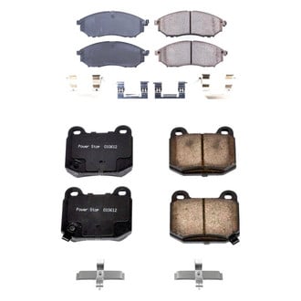 PowerStop® - Z17 Evolution Plus™ Ceramic Front and Rear Disc Brake Pad Set