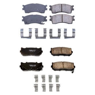 PowerStop® - Z17 Evolution Plus™ Ceramic Front and Rear Disc Brake Pad Set