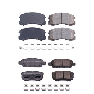 PowerStop® - Z17 Evolution Plus™ Ceramic Front and Rear Disc Brake Pad Set