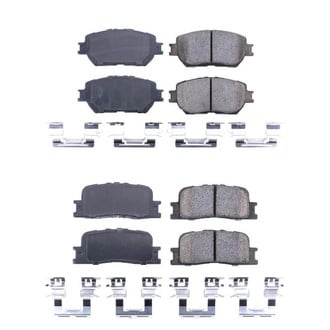 PowerStop® - Z17 Evolution Plus™ Ceramic Front and Rear Disc Brake Pad Set