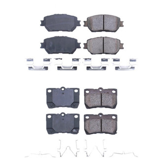 PowerStop® - Z17 Evolution Plus™ Ceramic Front and Rear Disc Brake Pad Set