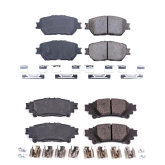 PowerStop® - Z17 Evolution Plus™ Ceramic Front and Rear Disc Brake Pad Set