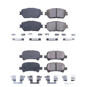 PowerStop® - Z17 Evolution Plus™ Ceramic Front and Rear Disc Brake Pad Set