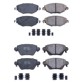 PowerStop® - Z17 Evolution Plus™ Ceramic Front and Rear Disc Brake Pad Set