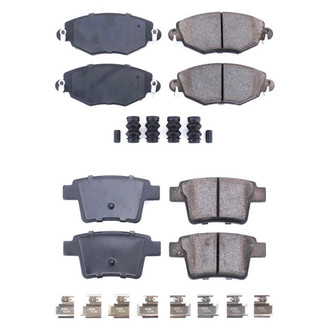 PowerStop® - Z17 Evolution Plus™ Ceramic Front and Rear Disc Brake Pad Set