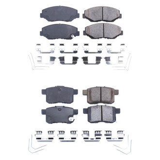 PowerStop® - Z17 Evolution Plus™ Ceramic Front and Rear Disc Brake Pad Set