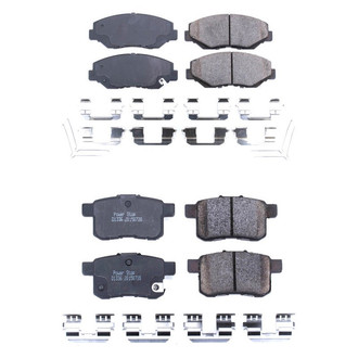 PowerStop® - Z17 Evolution Plus™ Ceramic Front and Rear Disc Brake Pad Set