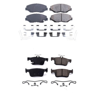 PowerStop® - Z17 Evolution Plus™ Ceramic Front and Rear Disc Brake Pad Set