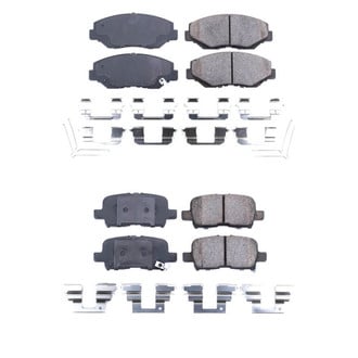 PowerStop® - Z17 Evolution Plus™ Ceramic Front and Rear Disc Brake Pad Set