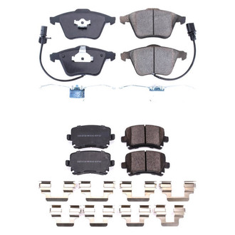 PowerStop® - Z17 Evolution Plus™ Ceramic Front and Rear Disc Brake Pad Set