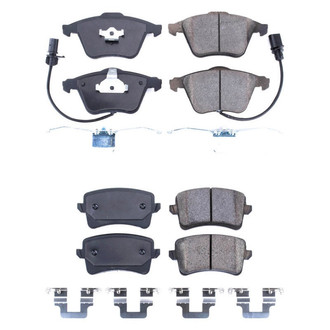 PowerStop® - Z17 Evolution Plus™ Ceramic Front and Rear Disc Brake Pad Set