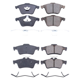 PowerStop® - Z17 Evolution Plus™ Ceramic Front and Rear Disc Brake Pad Set
