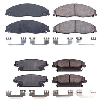 PowerStop® - Z17 Evolution Plus™ Ceramic Front and Rear Disc Brake Pad Set