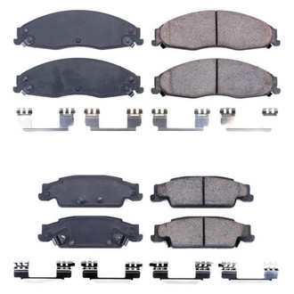 PowerStop® - Z17 Evolution Plus™ Ceramic Front and Rear Disc Brake Pad Set