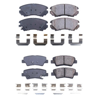 PowerStop® - Z17 Evolution Plus™ Ceramic Front and Rear Disc Brake Pad Set
