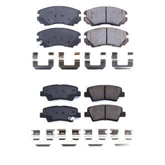 PowerStop® - Z17 Evolution Plus™ Ceramic Front and Rear Disc Brake Pad Set