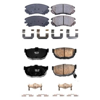 PowerStop® - Z17 Evolution Plus™ Ceramic Front and Rear Disc Brake Pad Set