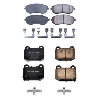 PowerStop® - Z17 Evolution Plus™ Ceramic Front and Rear Disc Brake Pad Set