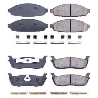 PowerStop® - Z17 Evolution Plus™ Ceramic Front and Rear Disc Brake Pad Set