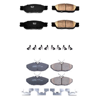 PowerStop® - Z17 Evolution Plus™ Ceramic Front and Rear Disc Brake Pad Set