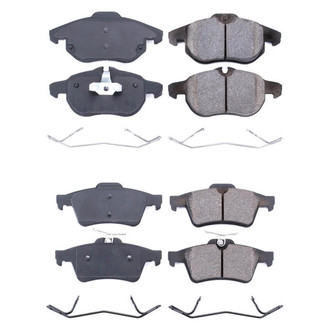PowerStop® - Z17 Evolution Plus™ Ceramic Front and Rear Disc Brake Pad Set