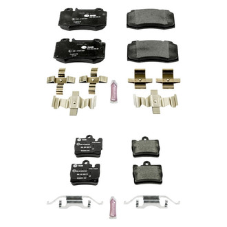 PowerStop® - Euro-Stop™ Semi-Metallic Front and Rear Disc Brake Pad Set