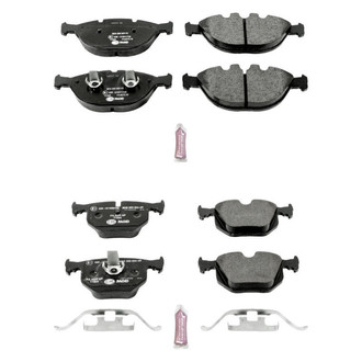 PowerStop® - Euro-Stop™ Semi-Metallic Front and Rear Disc Brake Pad Set