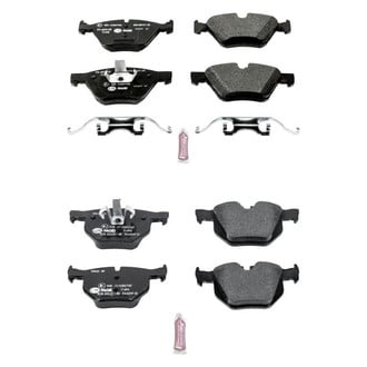 PowerStop® - Euro-Stop™ Semi-Metallic Front and Rear Disc Brake Pad Set