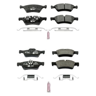 PowerStop® - Euro-Stop™ Semi-Metallic Front and Rear Disc Brake Pad Set