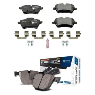 PowerStop® - Euro-Stop™ Semi-Metallic Front and Rear Disc Brake Pad Set