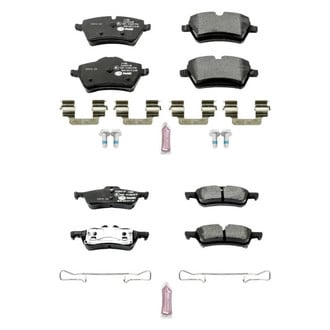 PowerStop® - Euro-Stop™ Semi-Metallic Front and Rear Disc Brake Pad Set