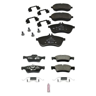 PowerStop® - Euro-Stop™ Semi-Metallic Front and Rear Disc Brake Pad Set