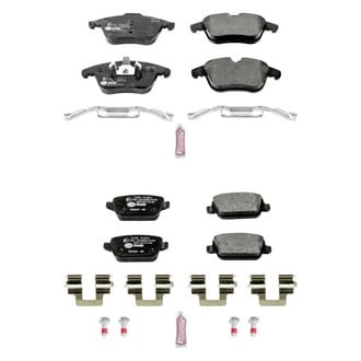 PowerStop® - Euro-Stop™ Semi-Metallic Front and Rear Disc Brake Pad Set