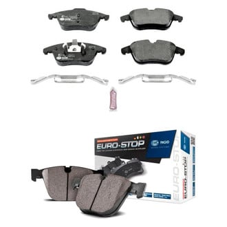 PowerStop® - Euro-Stop™ Semi-Metallic Front and Rear Disc Brake Pad Set
