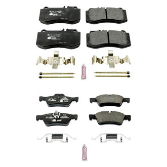 PowerStop® - Euro-Stop™ Semi-Metallic Front and Rear Disc Brake Pad Set