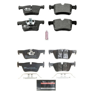 PowerStop® - Euro-Stop™ Semi-Metallic Front and Rear Disc Brake Pad Set