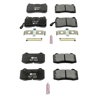 PowerStop® - Euro-Stop™ Semi-Metallic Front and Rear Disc Brake Pad Set