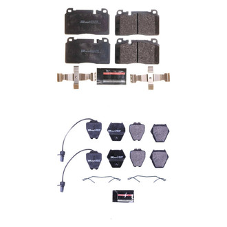 PowerStop® - Euro-Stop™ Semi-Metallic Front and Rear Disc Brake Pad Set