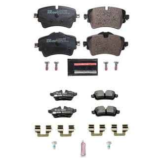 PowerStop® - Euro-Stop™ Semi-Metallic Front and Rear Disc Brake Pad Set