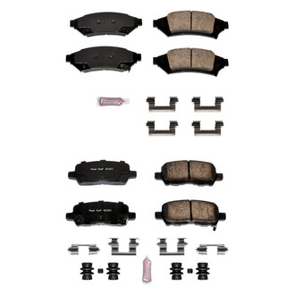 PowerStop® - Z23 Evolution Sport Performance Carbon-Fiber Ceramic Front and Rear Brake Pad Set