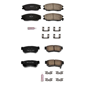 PowerStop® - Z23 Evolution Sport Performance Carbon-Fiber Ceramic Front and Rear Brake Pad Set