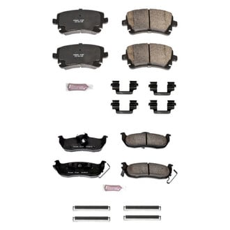 PowerStop® - Z23 Evolution Sport Performance Carbon-Fiber Ceramic Front and Rear Brake Pad Set