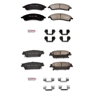 PowerStop® - Z23 Evolution Sport Performance Carbon-Fiber Ceramic Front and Rear Brake Pad Set