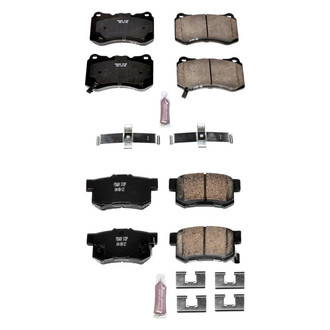 PowerStop® - Z23 Evolution Sport Performance Carbon-Fiber Ceramic Front and Rear Brake Pad Set