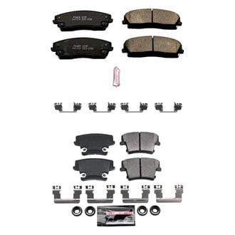 PowerStop® - Z23 Evolution Sport Performance Carbon-Fiber Ceramic Front and Rear Brake Pad Set